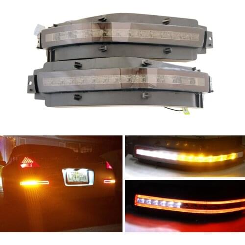 Smoke Lens All-in-One Led Turn Signal, Backup, Brake Light Assembly Kits For Nissan 350Z 2003-2009 Car-Styling