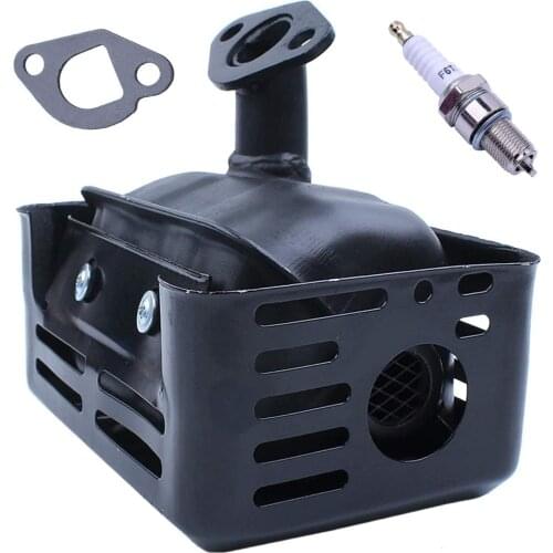Muffler Exhaust Assembly with Exhaust Pipe for Honda GX160 GX200 5.5hp 6.5hp Engine Replace 18300-ZE1-900 Garden Power Tools