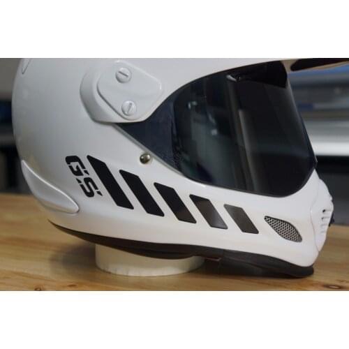 GS Reflective Safety Decal Kit "GS " for Arai XD4 Motorcycle Helmet