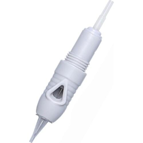 10/50pcs Sterilized Tattoo Cartridge Needles 1P 1RL Screw Microblading Eyebrow Needle For Charmant Charme Princesse Liberty Pen