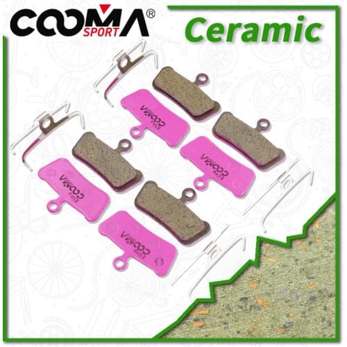4 Pairs Ceramic Bicycle Disc Brake Pads for SRAM Guide RSC, RS, R, Avid Trail Series Disc Brake