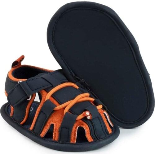 Baby Sandals Girls Boys Newborn Summer Toddler Shoes Cotton Patchwork Fashion Flat Anti-slip Soft-sole First Walkers 0-18Month