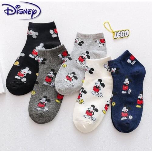 Disney new girl Mickey socks fashion cartoon novelty warm mouse socks wild cotton socks four seasons practical