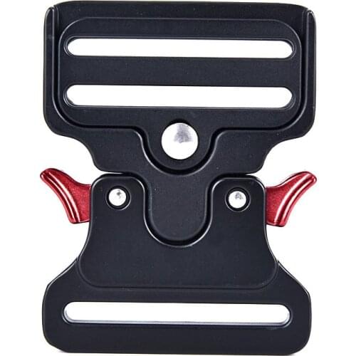 Mens 50mm Tactical Belt Buckle Army Combat Training Strap Metal Buckle Quick Release Alloy Wear-resistant Buckle