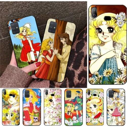 Anime Manga Candy Soft Silicone Black Phone Case For Samsung A10 A20 A30 A40 A50 A70 A80 A71 A91 A51 A6 A8 2018