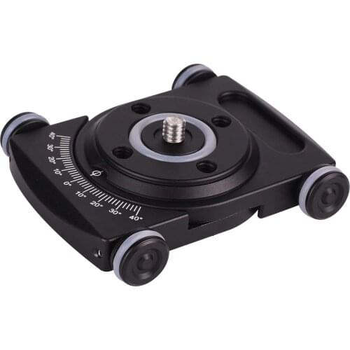 FotoBetter CD01 Camera Table Dolly Slide Car Mini SLR Camera Stabilizer Mobile Video Rail Car for DSLRs Video Camcorders