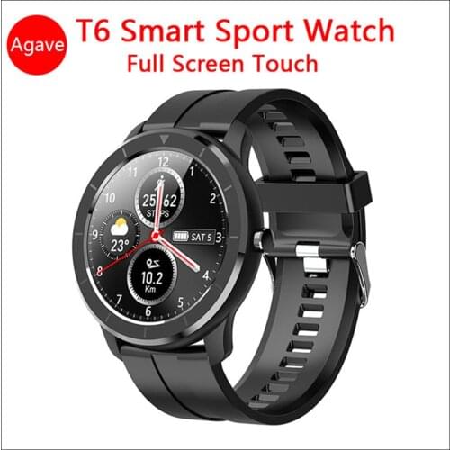 New T6 smartwatch 2020 Mens watches Bluetooth sports Round dial 1.28 inch SDK open Pedometer Remote control selfie call Watch