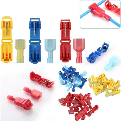 Wire Cable Terminals Crimp Scotch Lock Quick Splice Cable Connectors Electrical Car Audio 22-10AWG 0.5mm-6mm Kit Tool Set