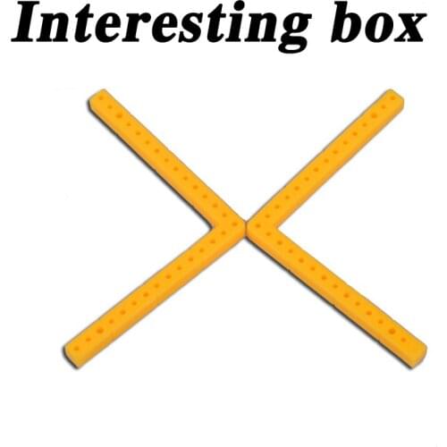 Crab Kingdom plastic strip frame support rod gearbox universal rod L-shaped plastic strip 1106 5