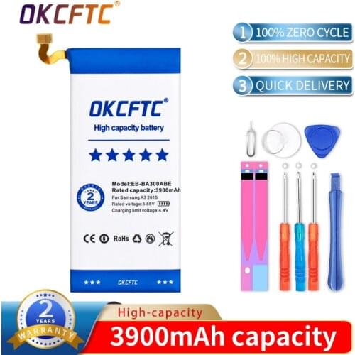 3900mAh Original Battery EB-BA300ABE For SAMSUNG GALAXY A3 2015 A3009 A300 A300X A300H A300F A300FU A300G A300M A3000