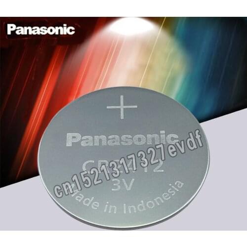Panasonic Original 3V Button Cell Battery CR2412 Lithium Coin watch Key Fobs Battery For swatch watch