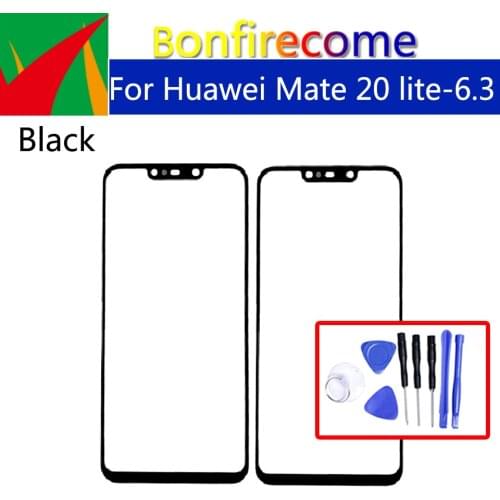 For Huawei Mate 20 lite front glass replacement Touch Screen Panel LCD Front Glass Outer Screen Lens