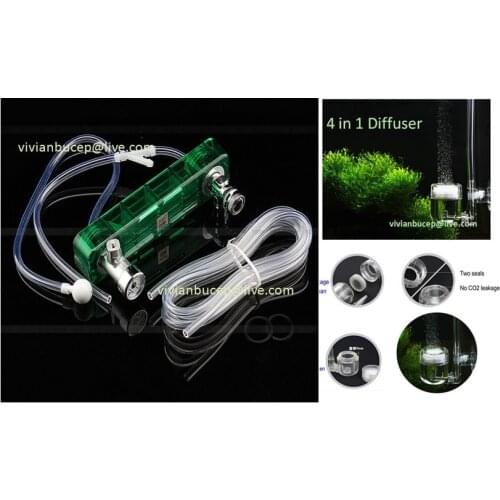 Green/Blue DIY Aquarium CO2 Generator System D-501 Fish Tank Accessory CO2 Equipment Kit, Diffuser for plants tank+FREE SHIPPING