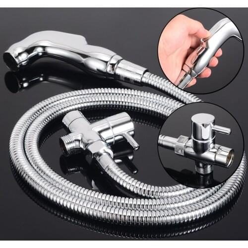 Bathroom Home Wash Bidet Spray Set Handheld Shower Head Wall Bracket Toilet Sprayer Kit For Bathroom Hardware Tool