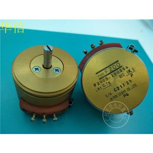 [VK] Used F200 F200S-10026A 0.7% 1K conductive plastic potentiometer CPP50 switch