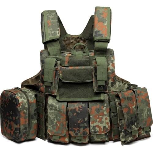 11 Color Army Fans CS Field Camo Gear Tactical Vest Men Women Combat Training Camping Outdoor Hunting Protect Military Waistcoat
