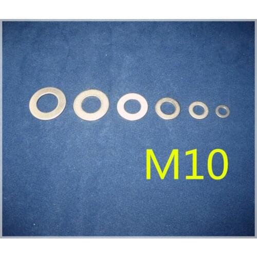 100pcs/lot M10 size 10mm Diameter Titanium Screw spacer, Titanium Ti flat pad,Titanium gasket ring