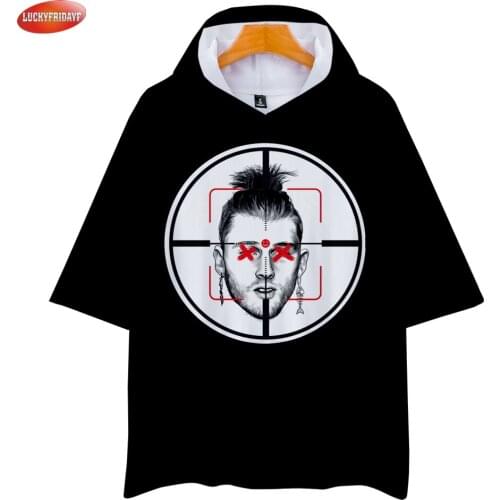2018 EMINEM Famous Rapper 3D Printed Hip Hop Hooded T-shirts Women/Men Short Sleeve Fashion Tshirts EMINEM Casual Tee Shirts