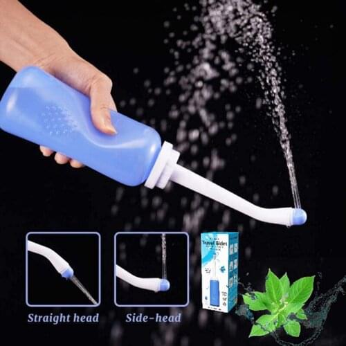 500ml Handheld Washing Bidet Pregnant Home Sprayer Bidet Long Nozzle Portable Accurate Baby Large Capacity Toilet Travel Cleaner