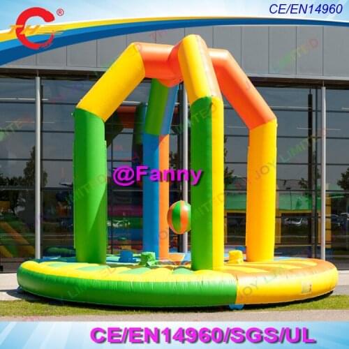 Free air shipping 5m/6m new play games inflatable Swing him off the ball games, Attractive inflatable sport swing ball game