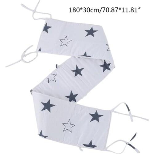 Baby Crib Bumper Cotton Bed Infants Cot Protector Crib Pillow Room Decoration P31B