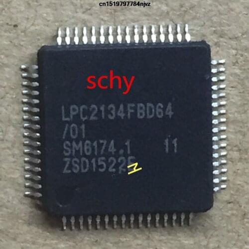 LPC2134FBD64 LPC2134 LPC2134FBD64/01 QFP64 1PCS
