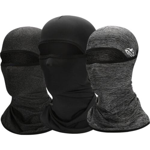 Ice Silk Face Mask Cycling Fishing Balaclava Sports Sun Protection Magic Neck Scarf Motorcycle Windproof Men Training Headwear