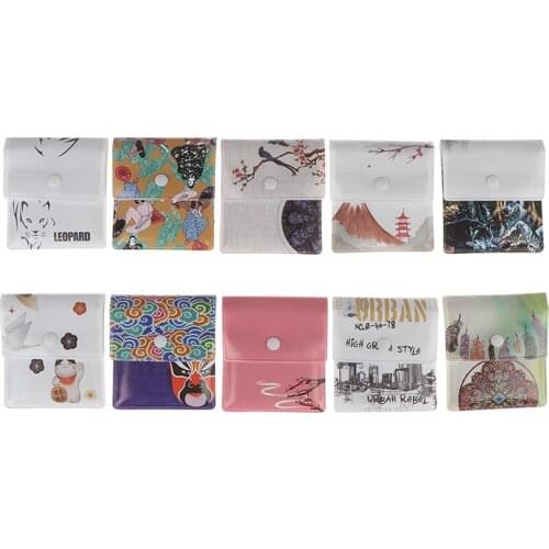 Mini PVC Ashtrays Bag Potable Pocket Ashtray Outdoor Smoking Cigarette Cigar Ash Tray Smoking Tray Cendrier 8*8cm