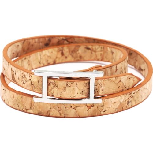 Kirykle Amorcome Multilayer Leather Bracelets For Women 2019 Trendy Design 7 Colors Beads Charm Double Wrap Bracelets & Bangles