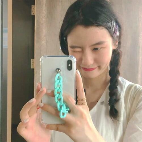 Soft Clear Cellphones Case for Xiaomi 8 10 9 Se Pro Ultra 11 Lite Poco x3 NFC Cover whit Chain For Xiaomi A3 Lite Mix2 Note 10