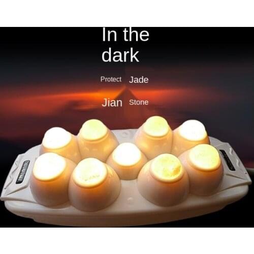 Jade therapy instrument hot moxibustion massage far infrared cervical vertebra health care warm moxibustion exhaust cold nine ba