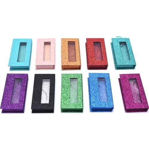 NEW Wholesale Eyelash Packaging Box Lash Boxes Packaging Faux Mink Lashes Square Round Empty Case Bulk