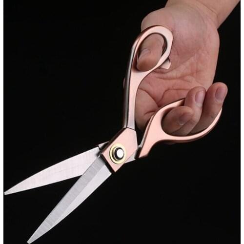 Dressmaker Cutting Scissors Sewing Tailor Shears Scissors Cutter Needlework Fabric Professional Stainless Steel Scissors Blade