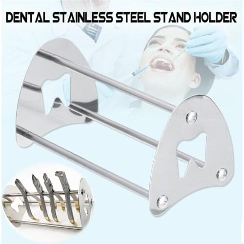 Dental Tool Stand Holder Rack Stainless Steel for Orthodontic Cut Off Pliers Forceps Scissors Dentist Oral Tool Brasket Holder