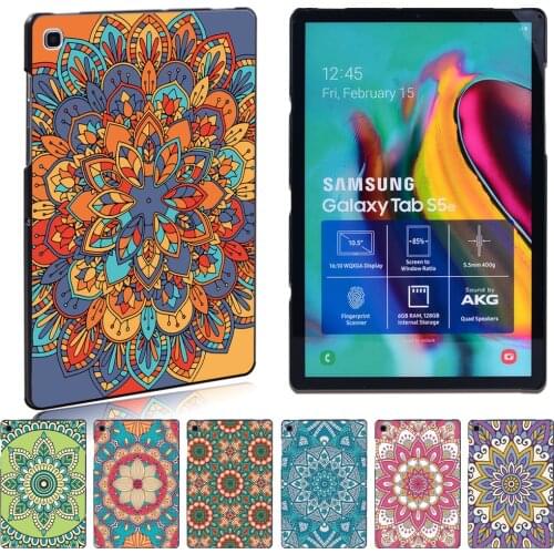 Mandala Series Slim Anti -cratch Hard Shell Tablet Case for Samsung Galaxy Tab A A6/Tab A/Tab E/Tab S5E 7 9.7 10.1 10.5 9.6 Inch