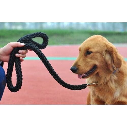 Dog Leash Collars M/L/XL Eight-strand Pet Leash Dog Accessories Pets Rope Comfortable Products For Dogs