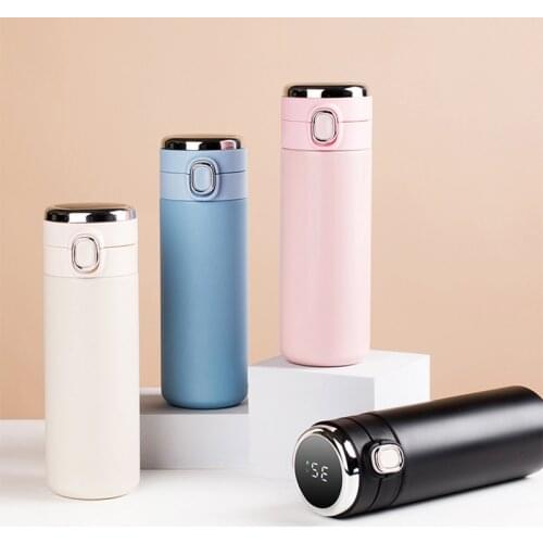 Smart Water Bottle Stainless Steel Thermos Bottle Temperature Display Mug Intelligent Vacuum Insulation Cups Kids Girls Gift