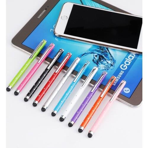 Universal Diamond Flash Stylus Pen Capacitive Screen Resistive Touch Screen Stylus Pen For Mobile Phone Tablet PC Pocket PC