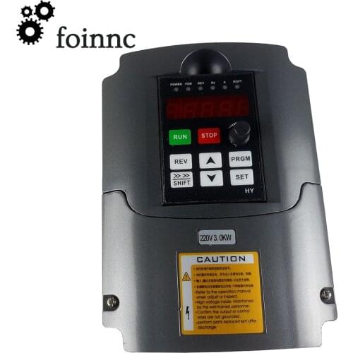 CNC Machine Tool Spindle Speed Control 220v 3.0kw VFD Variable Frequency Drive Inverter 1HP/3HP Input 3HP Output can be Adjusted