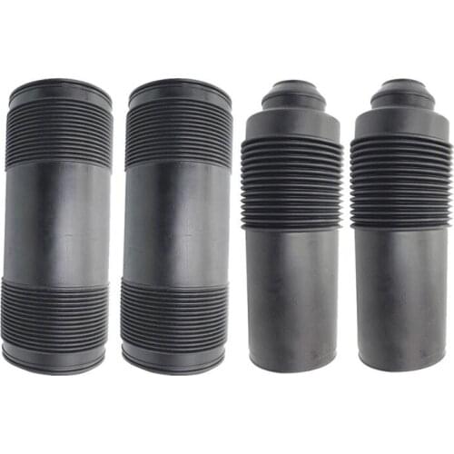 1 Set For Mercedes-Benz R230 SL350 SL500 ABC Suspension Strut Dust Cover Front & Rear Hydraulic Shock Absorber Rubber Boots