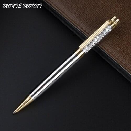 1Pcs monte mount 0.7mm Metal ball pen luxury sign pens Roller gel pen Stationery Office school supplies Business pen
