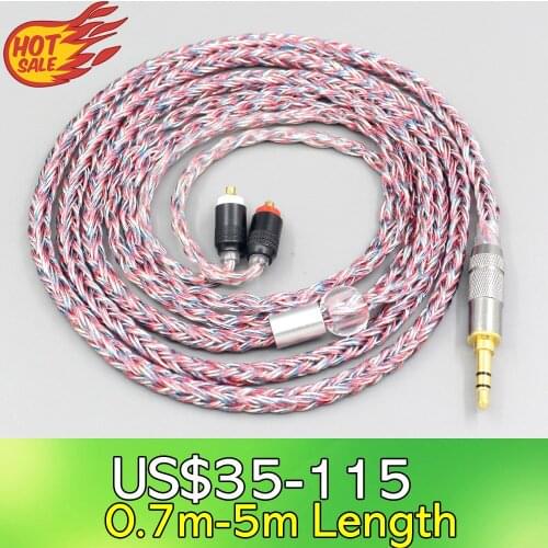 16 Core Silver OCC OFC Mixed Braided Cable For Sony XBA-H2 XBA-H3 XBA-Z5 xba-A3 xba-A2 Earphone LN007569