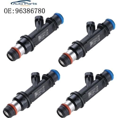 4PCS New Fuel Injector Nozzle For Chevrolet Aveo Pontiac Wave 1.6 96386780 25334150 FJ720 4G1889 M1047 67301 2-18882