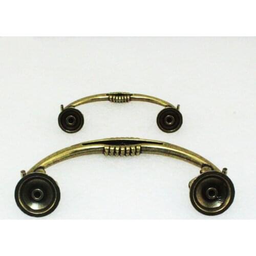64mm 96mm Rustico retro drop shaky furniture pulls antique brass drawer cabinet knobs pulls bronze dresser handles 2.5"