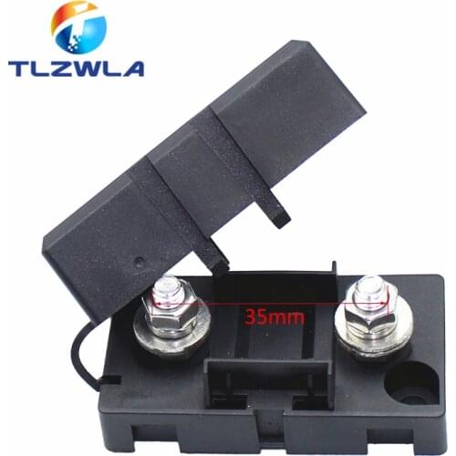 ANS-8 trumpet Fork plug type The fuse holder 52x27.5mm Safety plate base Car carrier fuse box Bolt type