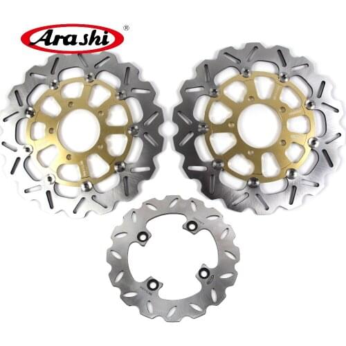 Arashi 1 Set For KAWASAKI NINJA ZX10R ABS 2011-2015 CNC Front Rear Brake Discs Disks Brake Rotors ZX-10R ABS 2011 2012 2013 2014