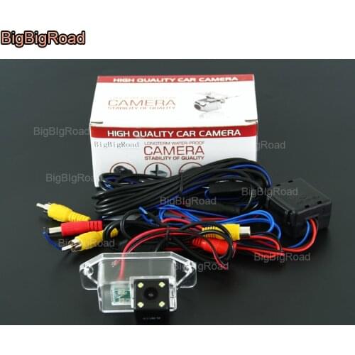 BigBigRoad Car Rear View Reversing backup Camera with Filter / power relay For Mitsubishi Lancer EX / Evolution X waterproof