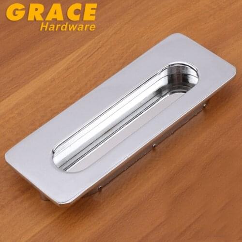 Home Slotted Drawer Dark Handle Invisible Cabinet Handles Furniture Knobs (C.C:96mm,L:107mm)