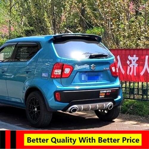 UBUYUWANT For Suzuki IGNIS 2015-2019 spoiler high quality abs plastic rear trunk spoiler roof wing