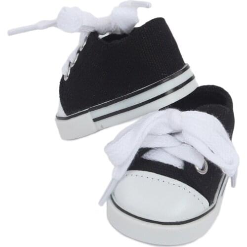 60cm Reborn Baby Doll Accessories Shoes Bjd Doll Slippers Canvas Shoes Pure Color Lace-up Casual Mini Shoes Mini Toys